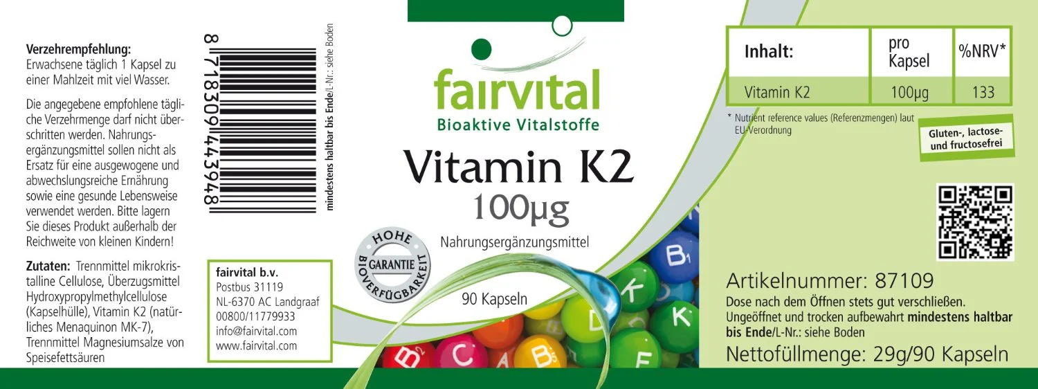 Vitamin K2 (90 Kapseln) - Image 2