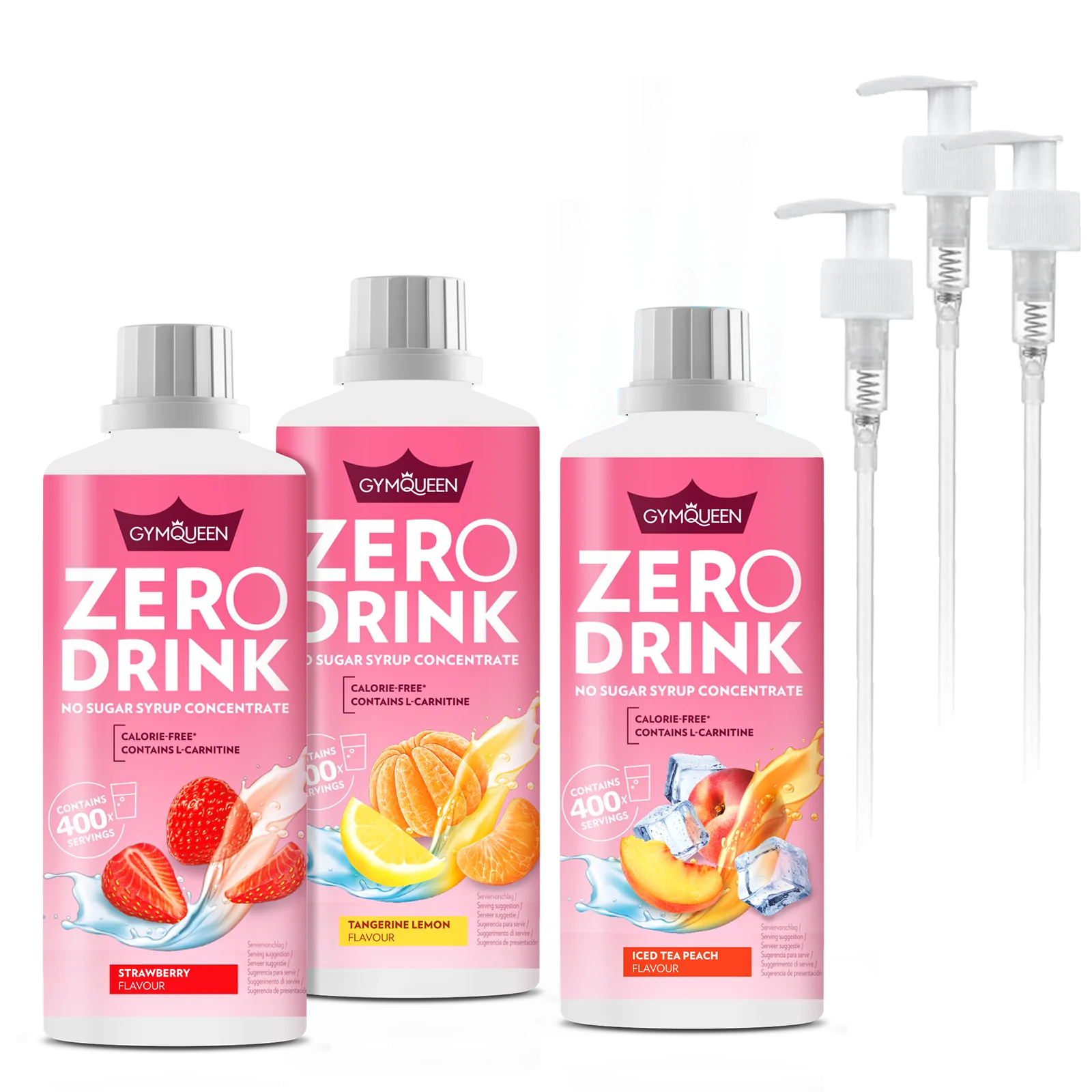 Zero Drink 3er Pack inkl. Dosierspender