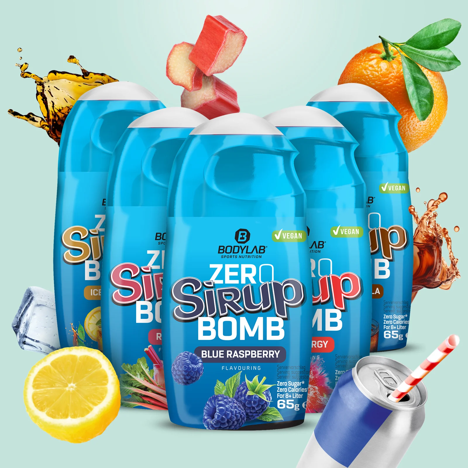 ZERO Sirup BOMB 1.0 - 4.0 Box (5x65ml) - Image 24